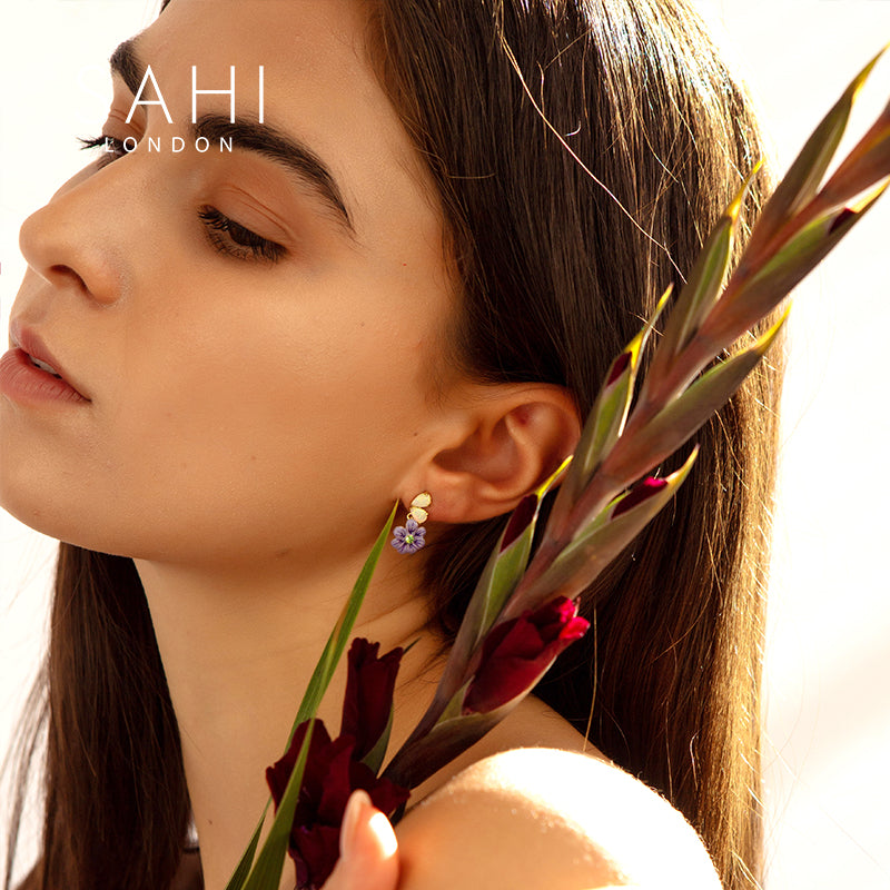 Sahi Enchanting Garden Drop Earrings