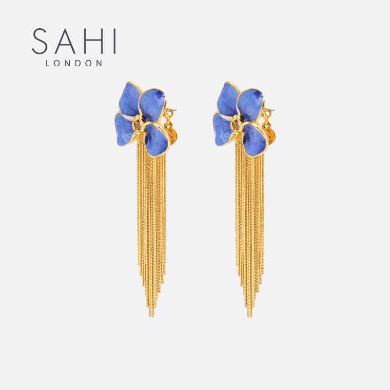Forget Me Not Drop Earrings | Gold Plated Drop Earrings Sale