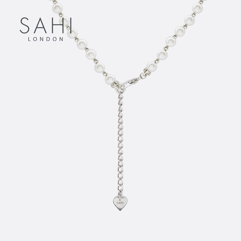With Love Pearl Charm Necklace | Pearl Necklace | Sahi London