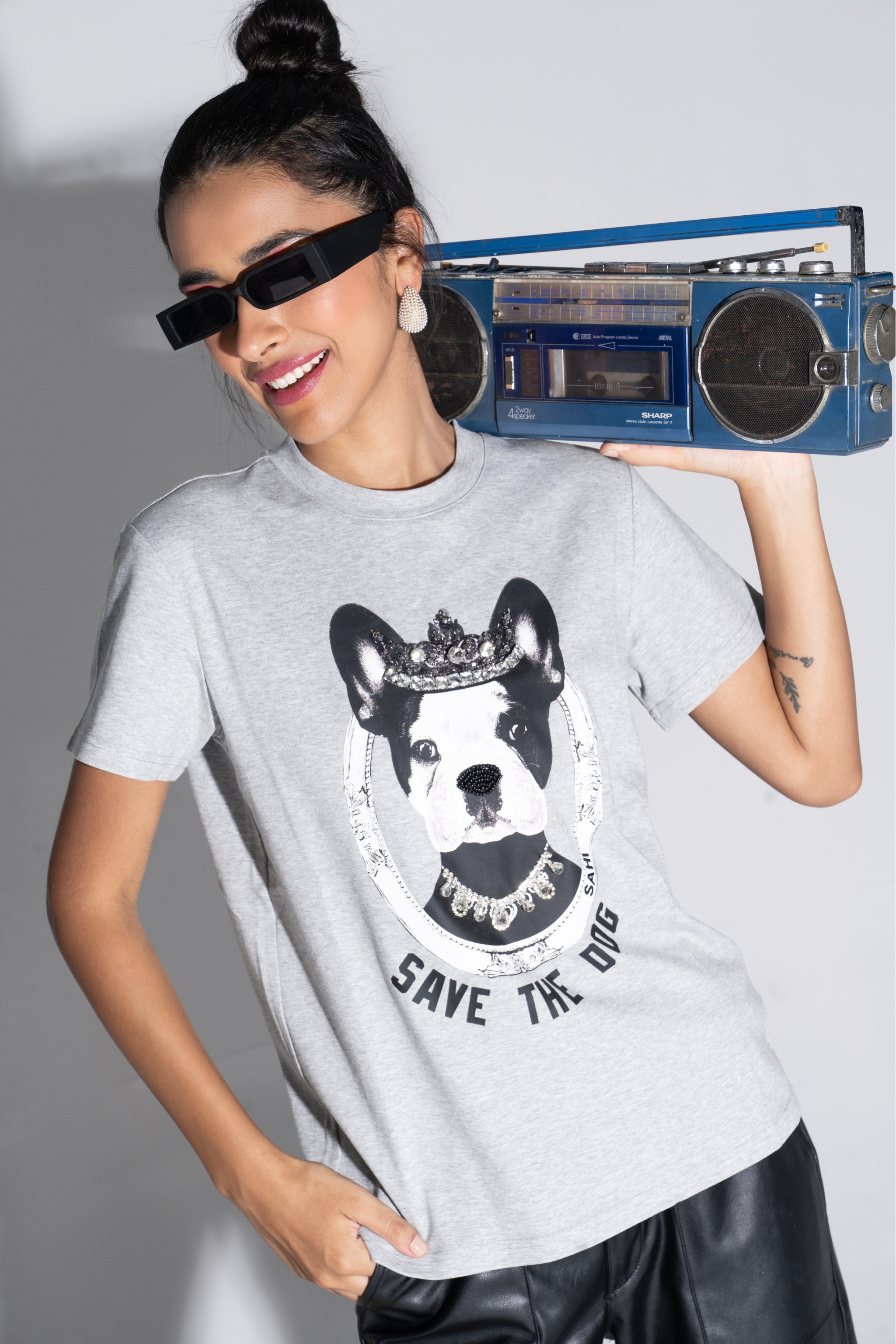 Pop Art Save the Dog Unisex T-Shirt